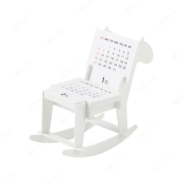 新奇特家居摆件diy组装卡通木马台历