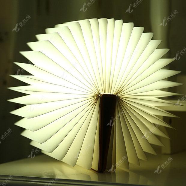 LED折叠书本灯创意小夜灯