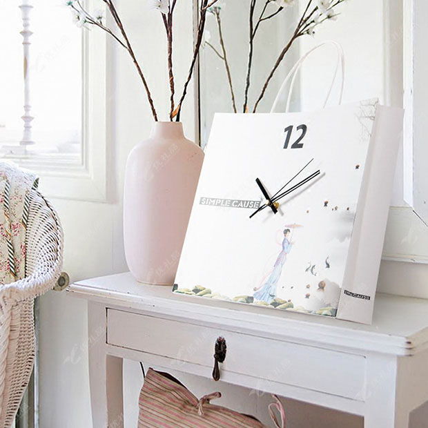 创意手提袋挂钟定制