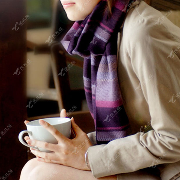 洁丽雅真丝围脖围巾丝巾礼盒