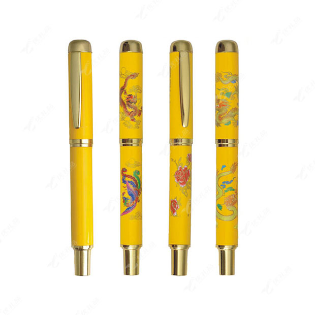 帝王黄瓷笔 黄瓷签字笔