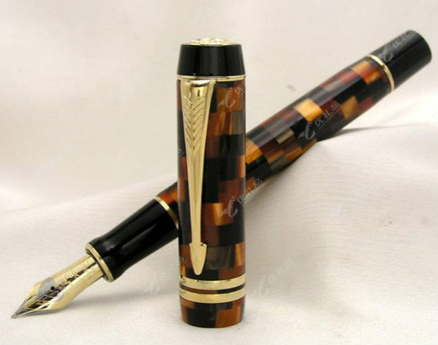 派克笔PARKER棋盘格墨水笔