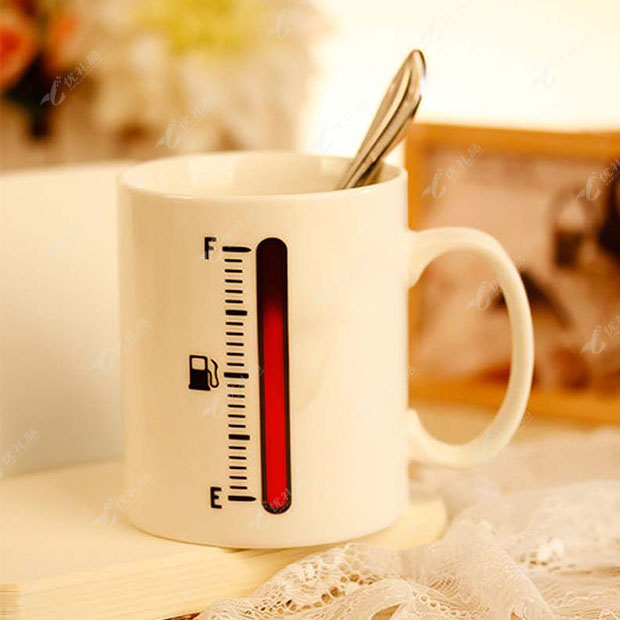 温度计变色杯