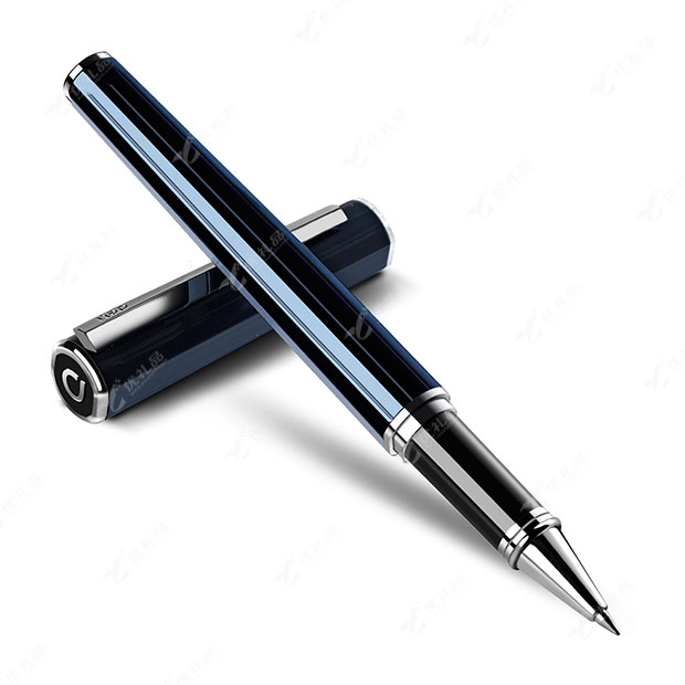 得力(deli)宝珠笔 金属签字笔