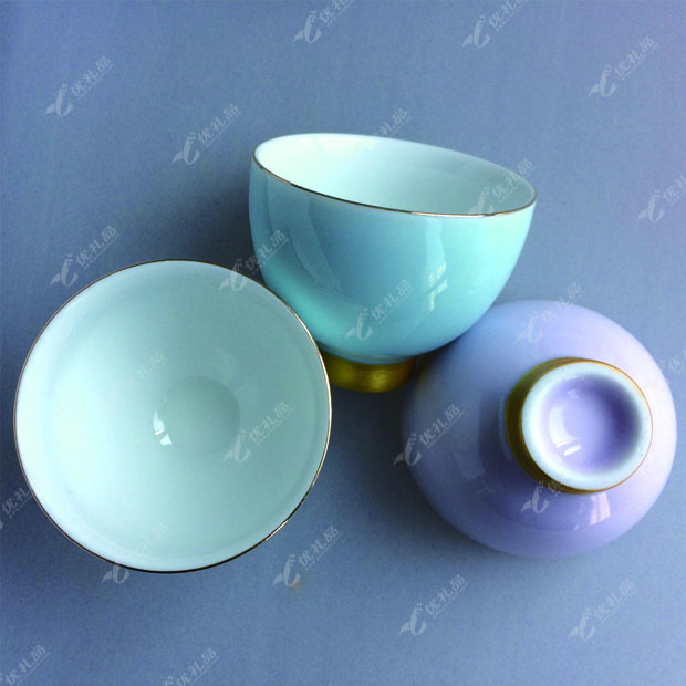 单杯个人杯套装 六色陶瓷杯