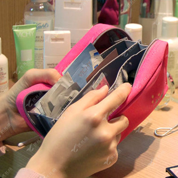 韩国多功能帆布票据存折包