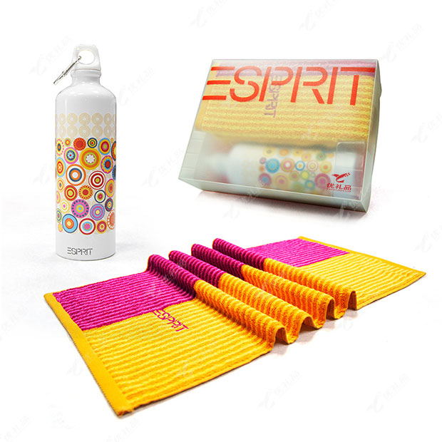 运动水壶毛巾套装