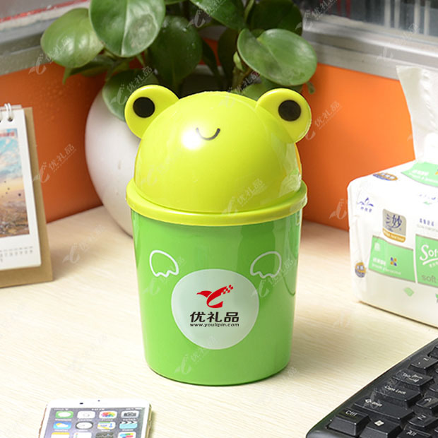 迷你动物桌面垃圾收纳桶