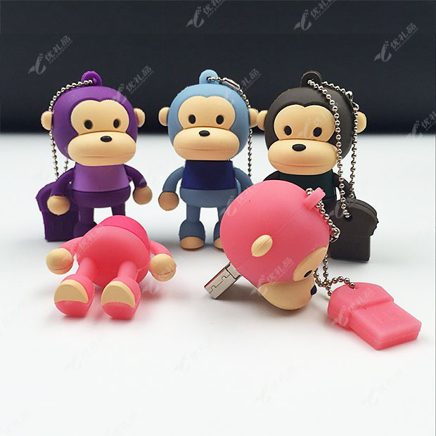 pvc大嘴猴搞笑可爱U盘