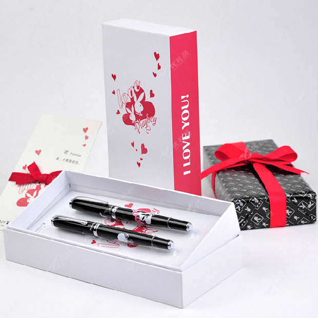 花花公子可爱金属笔礼盒装