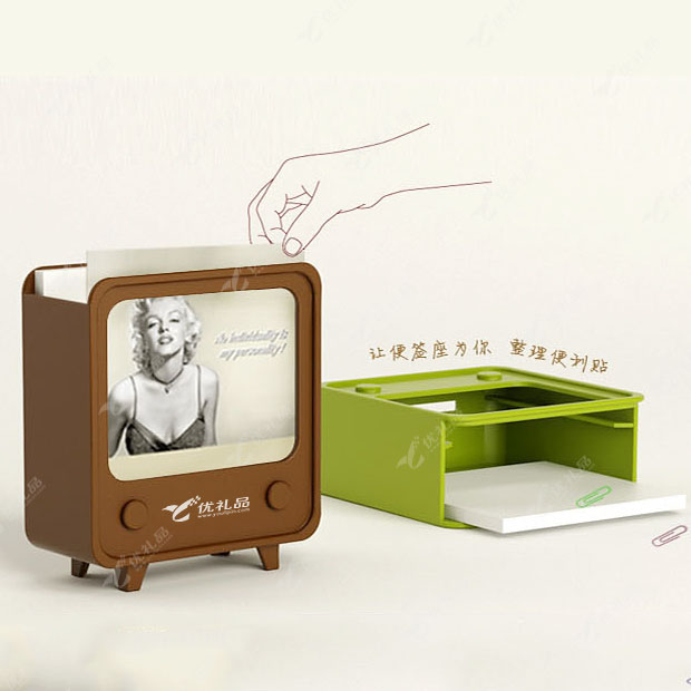 TV造型办公学生便签贴座