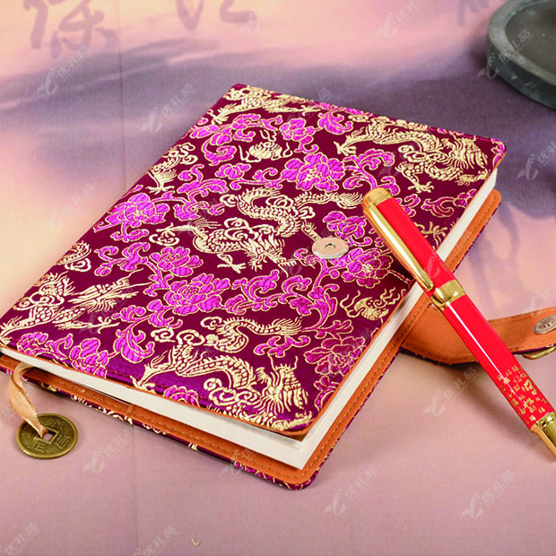 云锦笔和中国特色笔记本