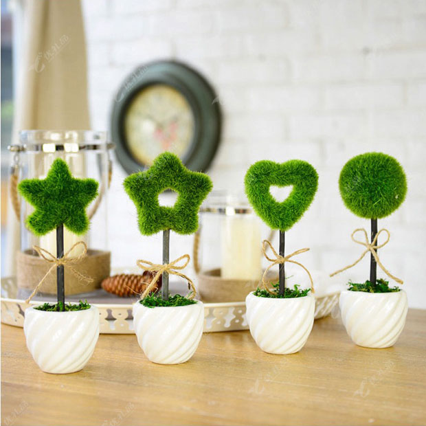 田园绿色高仿真小盆栽