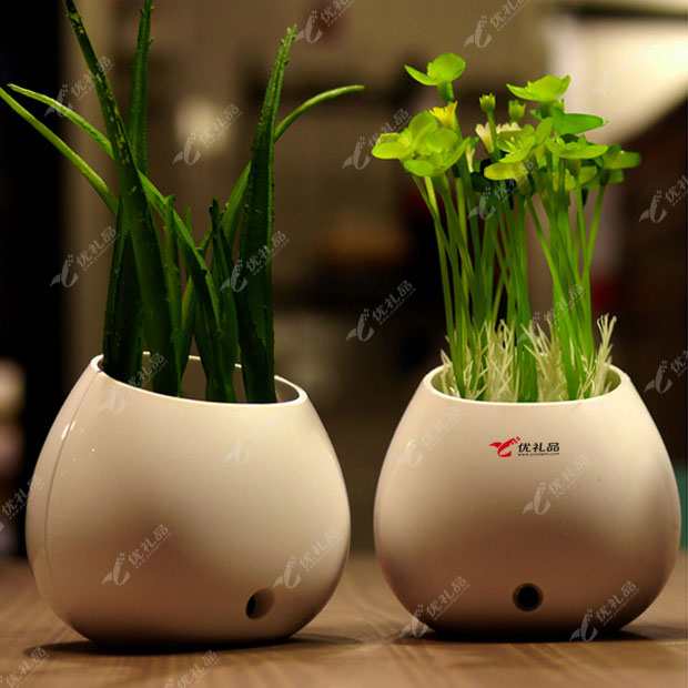 LED七彩盆栽小夜灯