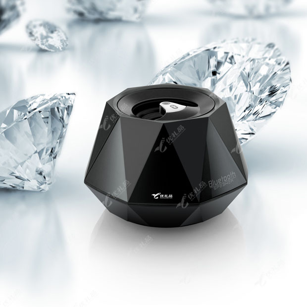 时尚钻石车载蓝牙音箱