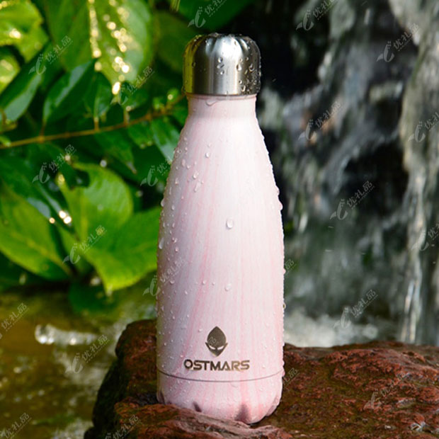 OSTMARS便携木纹不锈钢保温杯
