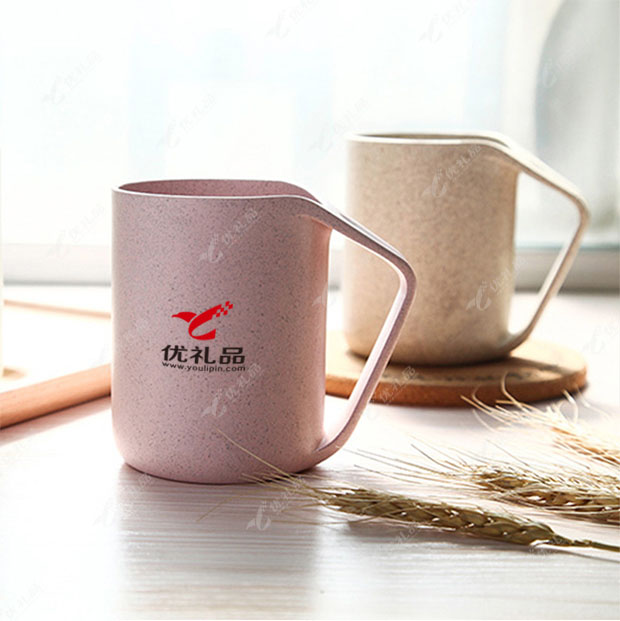 创意可爱小麦杯 情侣塑料洗漱杯