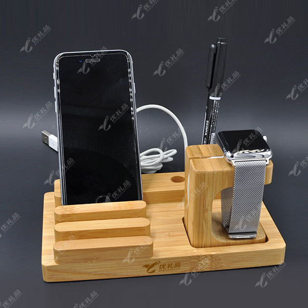 创意手表手机平板多孔USB充电支架