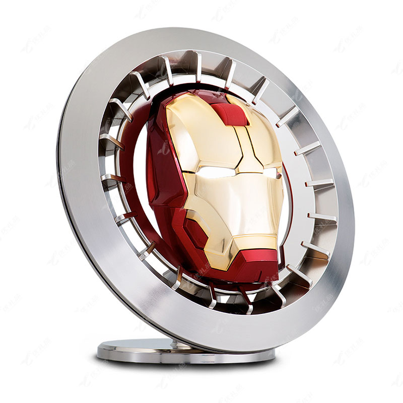 创意省电无声静音钢铁战侠游戏鼠标