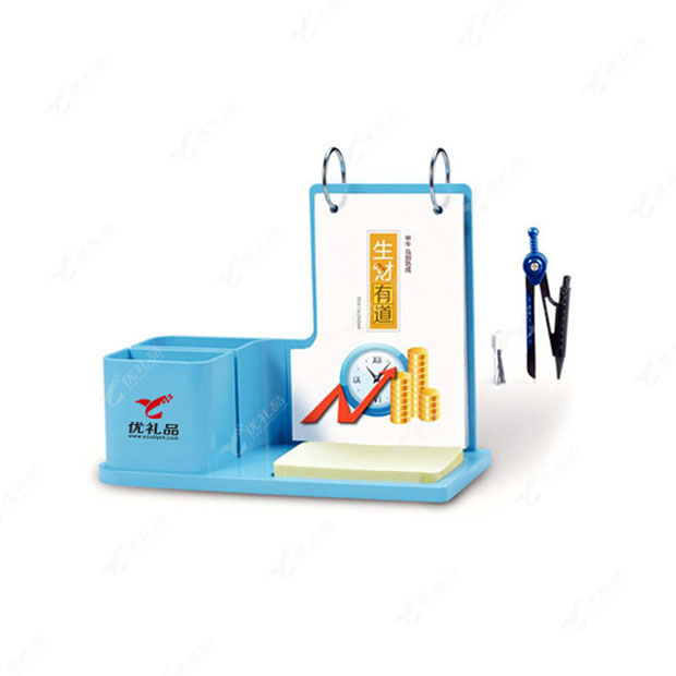 精品创意琼台玉阁笔筒台历