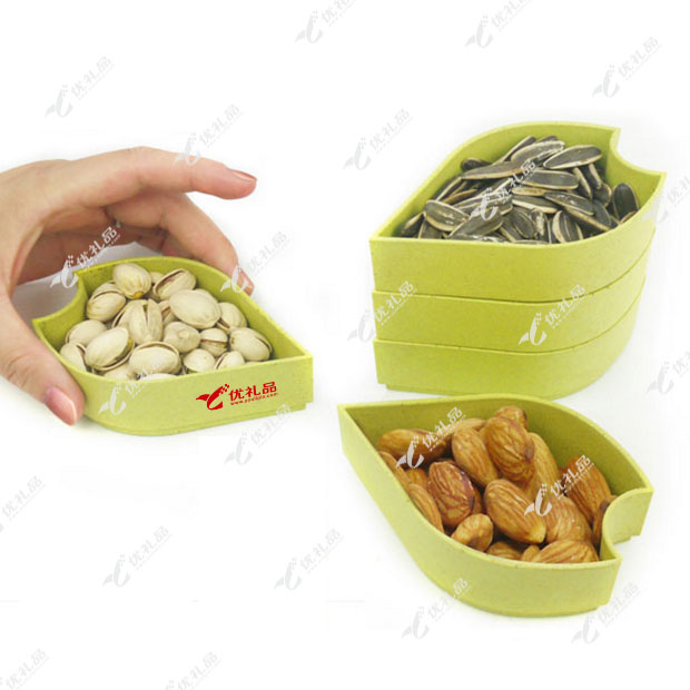 麦秸秆花型果盘套装