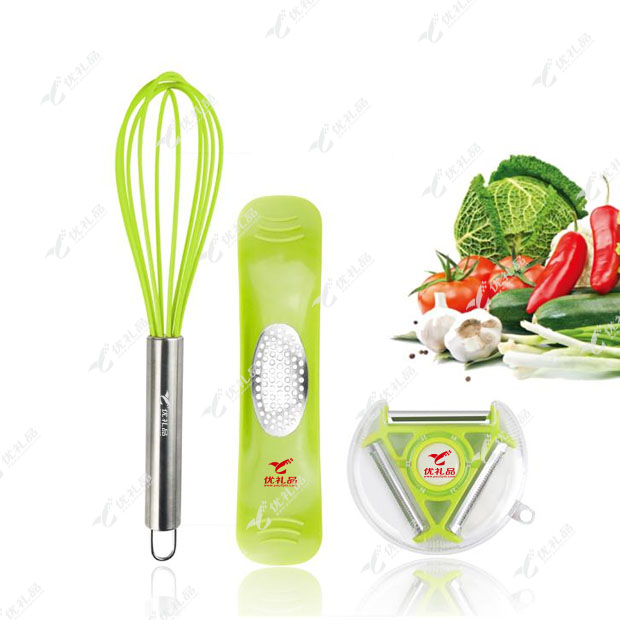 创意削皮器套装刨皮刀 打蛋器 磨蒜蓉器