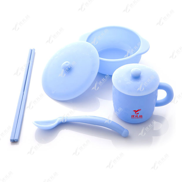 法国花色儿童餐具套装