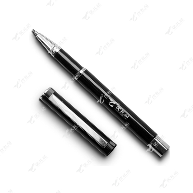 得力商务金属签字笔