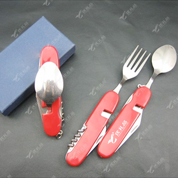 塑柄可拆装野营餐具