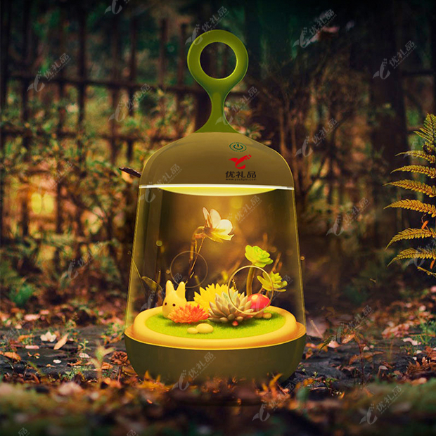 触摸感应七彩LED小夜灯