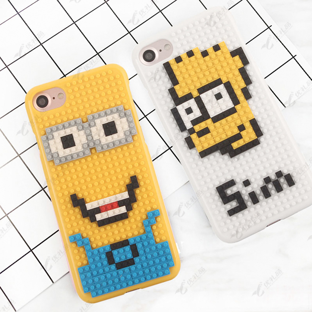diy手机壳积木拼图