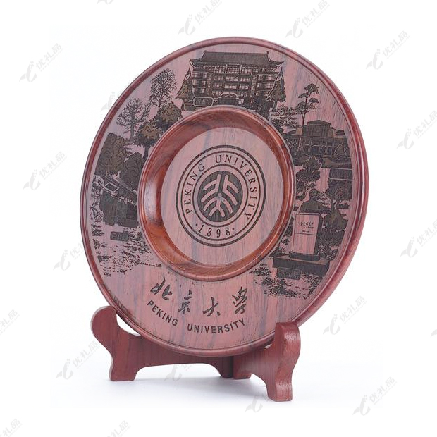 红木商务圆盘摆件