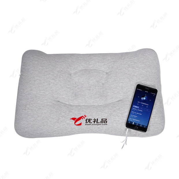 蜗牛睡眠音乐枕头 调节护颈枕助眠枕