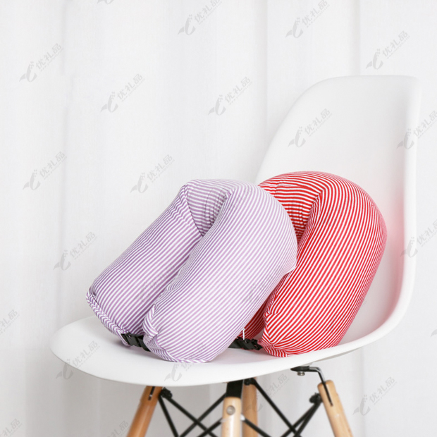 微粒子U型枕 长条枕午休护颈枕