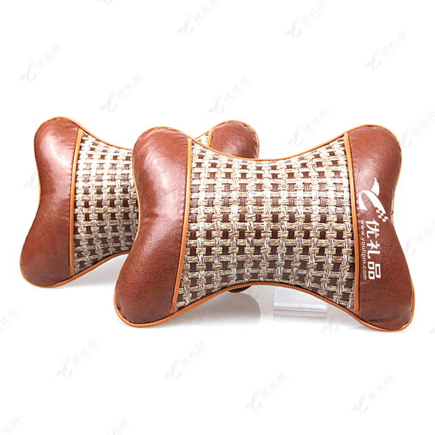 高档车用冰丝仿皮头枕