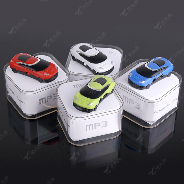 卡通汽车模型超酷运动插卡MP3播放器