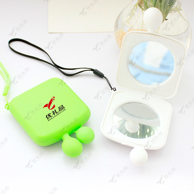 糖果色方形双面镜子