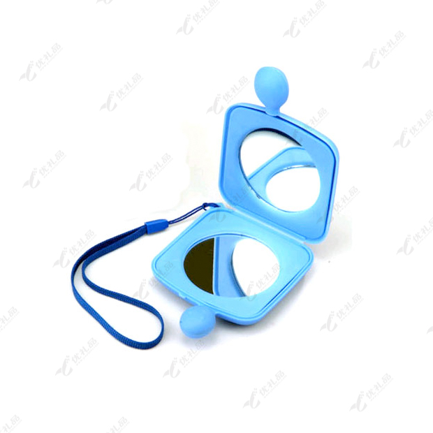 糖果色方形双面镜子