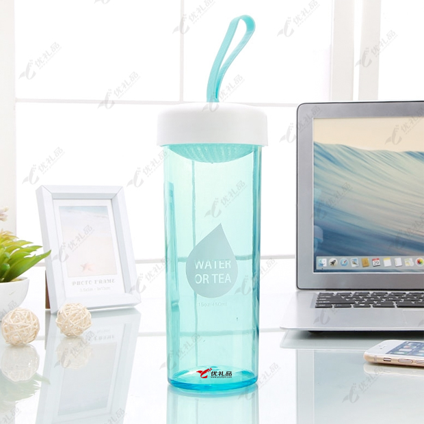 缤纷多色硅胶提手太空杯