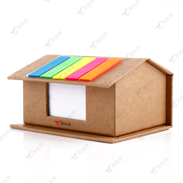 创意多功能小房子便签盒