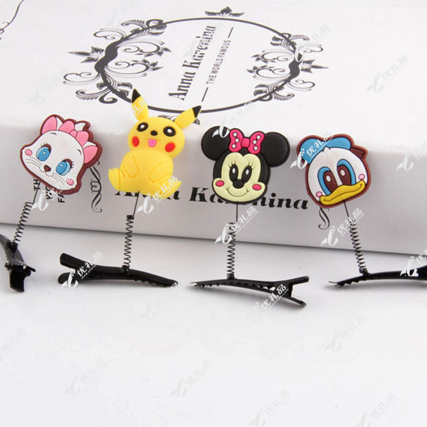 pvc软胶发夹定制