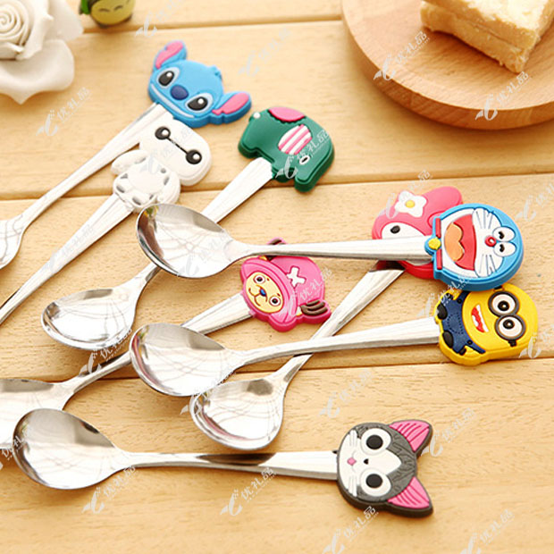 卡通勺子 不锈钢汤勺