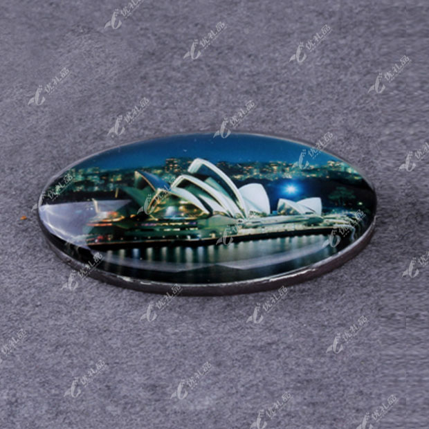 多功能马口铁椭圆冰箱贴开瓶器