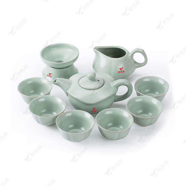 汝窑整套功夫茶具套装