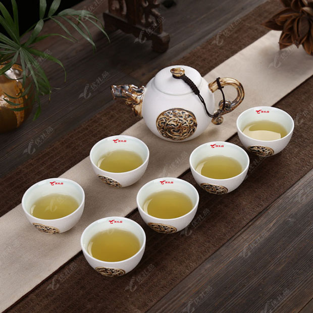 陶瓷一壶六杯功夫茶具套装