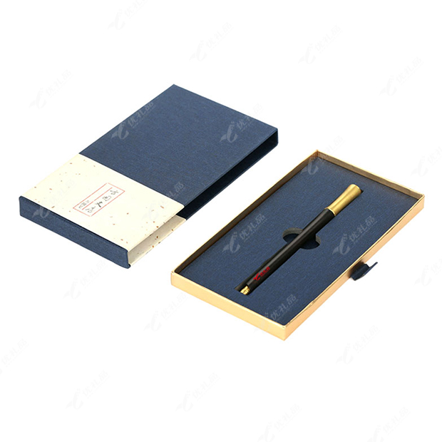 胸有成竹签字笔 紫光檀黄铜笔