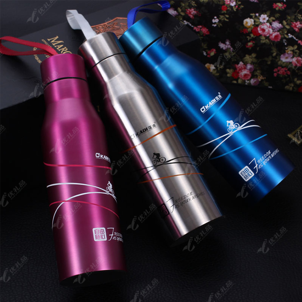 创意便携匡迪不锈钢保温杯男女