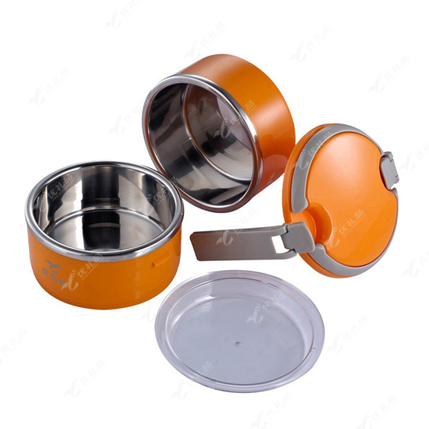 德铂卡洛琳不锈钢双层保温饭盒