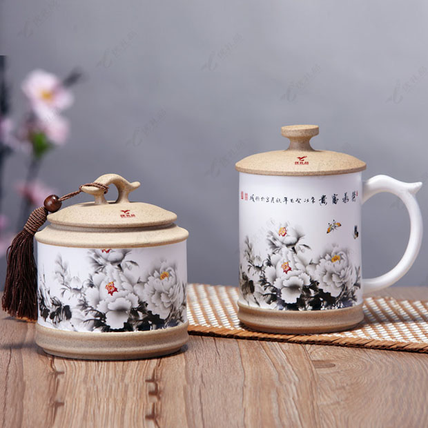 玉映砂台面杯茶叶罐