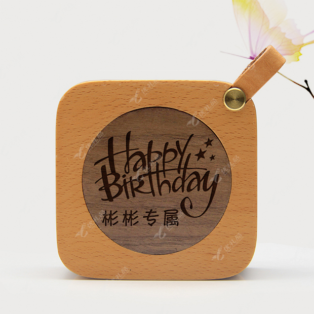 中秋节礼品木质音乐盒